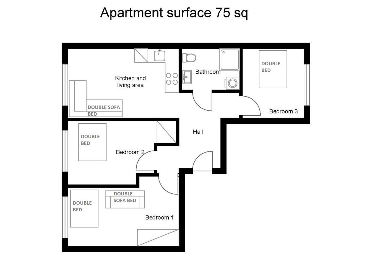 Wonderful Wrzesinska Street Apartment Krakau